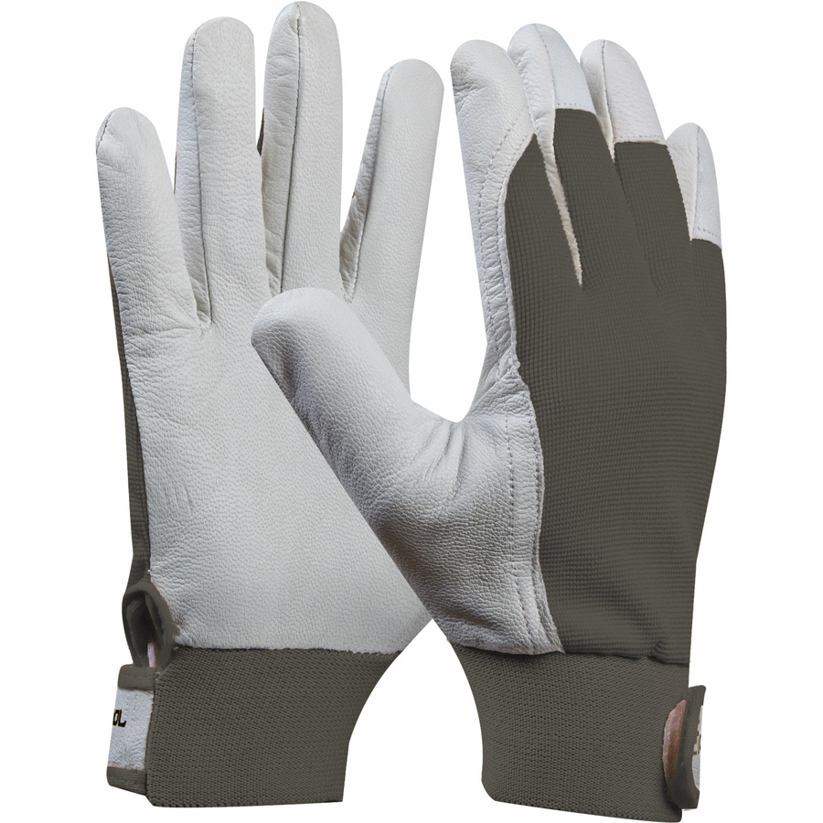 Gebol Handschuh Uni Fit Comfort aus Leder in Weiß Größe XL - Bild 2