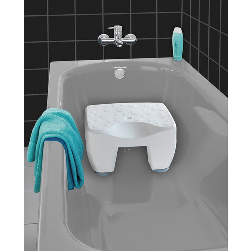 Wenko Badewannenhocker Secura Weiß B/H/T: 40 x 21 x 31 cm - Bild 2