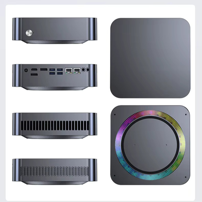 Gaming Mini PC mit Intel Core i9-12900H oder i5-12450H und NVIDIA GeForce RTX 4060 oder RTX 4050 dedizierter GPU als kompakter SFF Desktop-Host - Bild 2