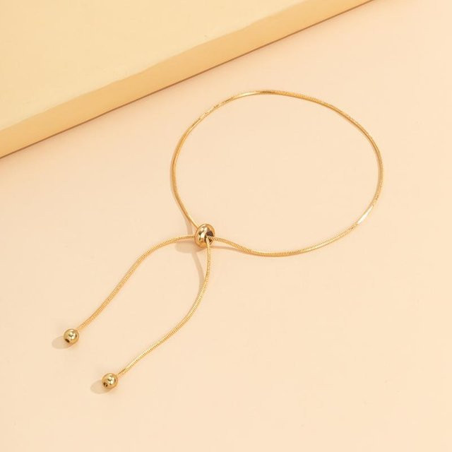Bamos Fußkettchen, Gold, Damen, Vintage - Bild 1