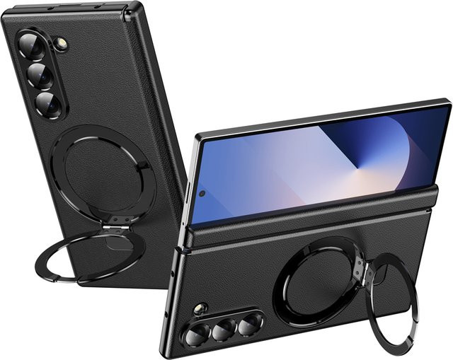 Stoßfeste MagSafe Hülle für Samsung Galaxy Z Fold 7 6 5 4 aus mattem PC, magnetisch und kompatibel mit kabellosem Laden - Bild 1