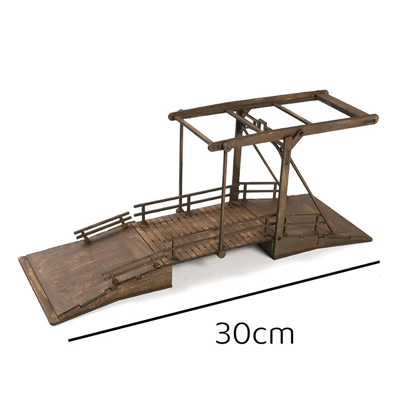 GSF Holz Gebäude Puzzle Modell, 1/72 - Bild 2