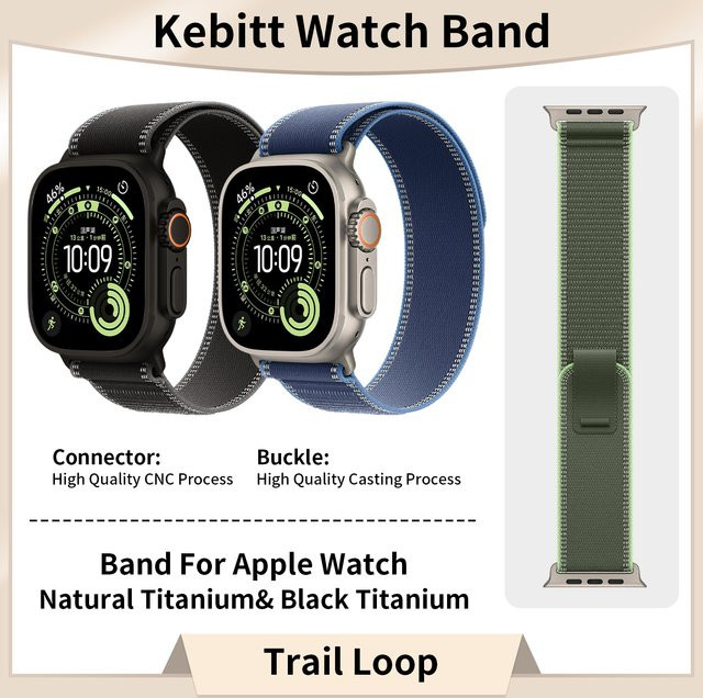 Kebitt Uhrenarmband Nylon, Trail Loop, Unisex - Bild 1