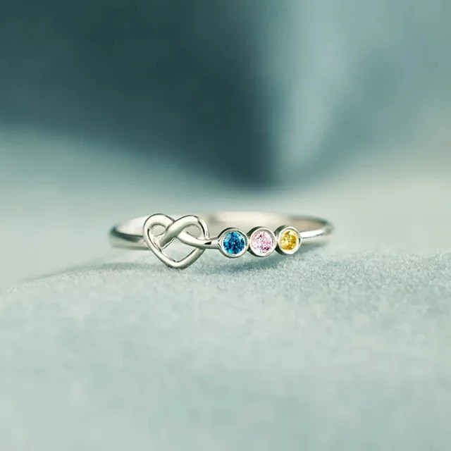Huitan Chic Liebesringe, Silber, Zirkonia, Damen - Bild 1