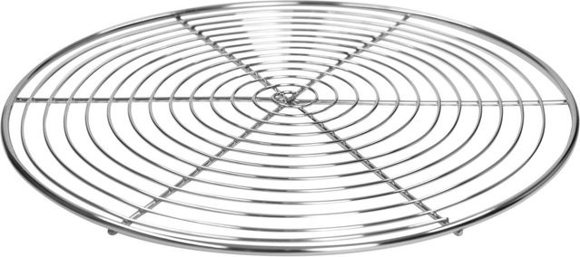 Schneider Tortengitter Spirale aus Edelstahl in Silber, Durchmesser: 32 cm - Bild 1