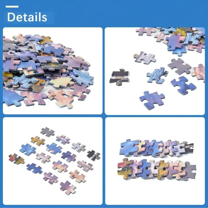 MaxRenard Mini-Puzzle Berühmtes Ölgemälde Van Gogh, 1000 Teile - Bild 3