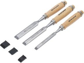 BGS Do it yourself Stechbeitel-Set 3-teilig, Multicolor, Breiten: 10 mm, 16 mm, 20 mm - Bild 1