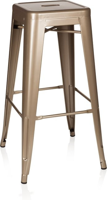 hjh OFFICE Barhocker VANTAGGIO HIGH Metall ohne Armlehnen im Industry-Look - Bild 1