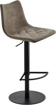 Mayer Sitzmöbel Barhocker 1375 aus Kunstleder in Braun, höhenverstellbar, Breite: 43 cm - Bild 1