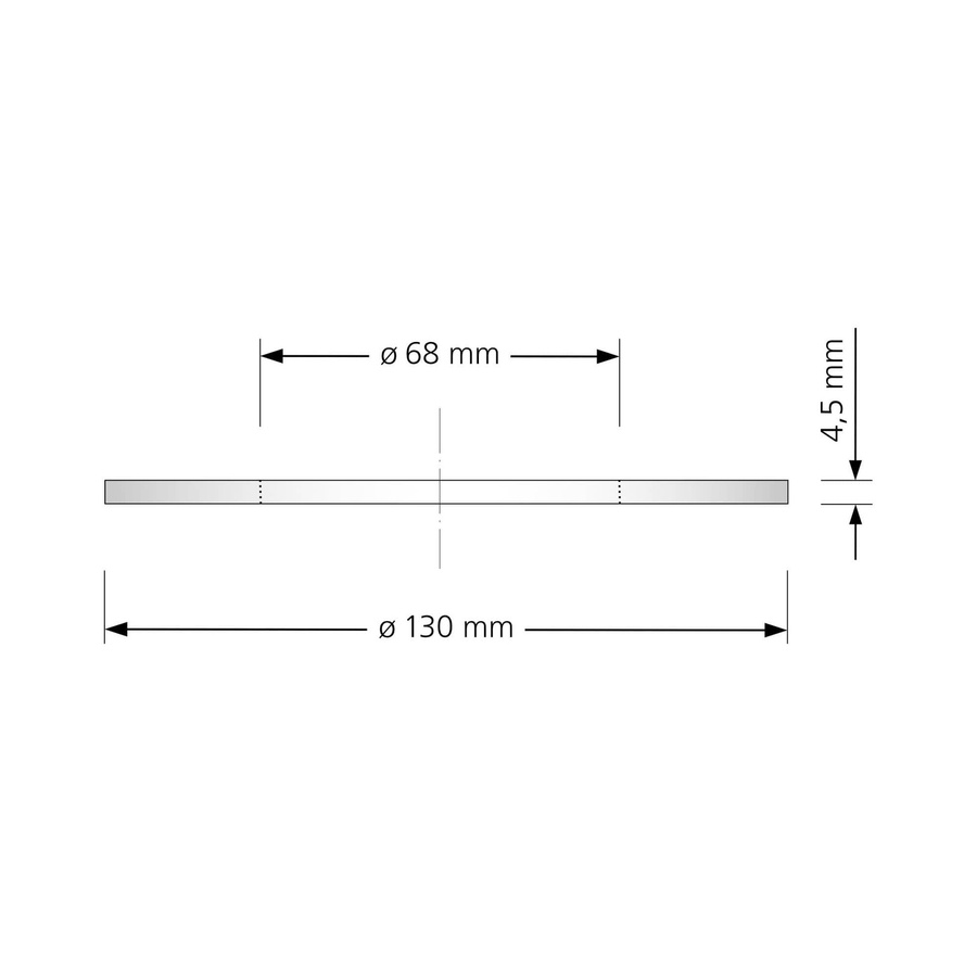 Luxvenum Abdeckblenden und Erweiterungsaufsätze für Forma aus Echt-Glas, IP20, Durchmesser: 13 cm, für Lochausschnitte bis 120 mm - Bild 1