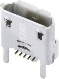 Molex Micro USB Buchse vertikal in Silber 1051330011 - Bild 1