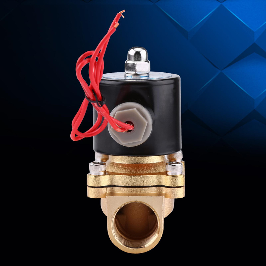 Elektrisches Magnetventil von TOMTOP JMS mit Zinklegierungskörper für Wasser, Öl, Luft und Gas, AC 220 V, 34 NC - Bild 3