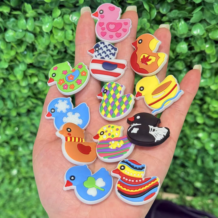 Happye&TiTi Schuh Charms, Cartoon Tier Ente, PVC - Bild 6