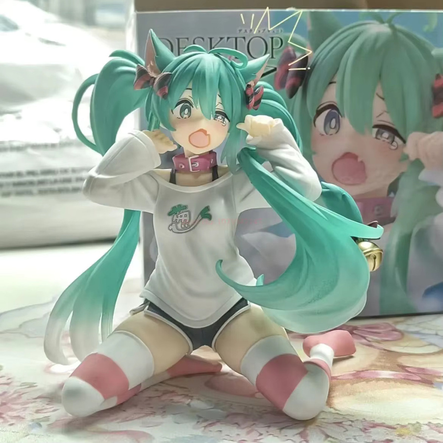Bandai Hatsune Miku Actionfigur, Anime, mit Katzenohren, 12cm - Bild 4