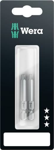 Wera Torx-Bit T 20 aus legiertem Werkzeugstahl, 2er-Set, Farbe: Silber - Bild 1