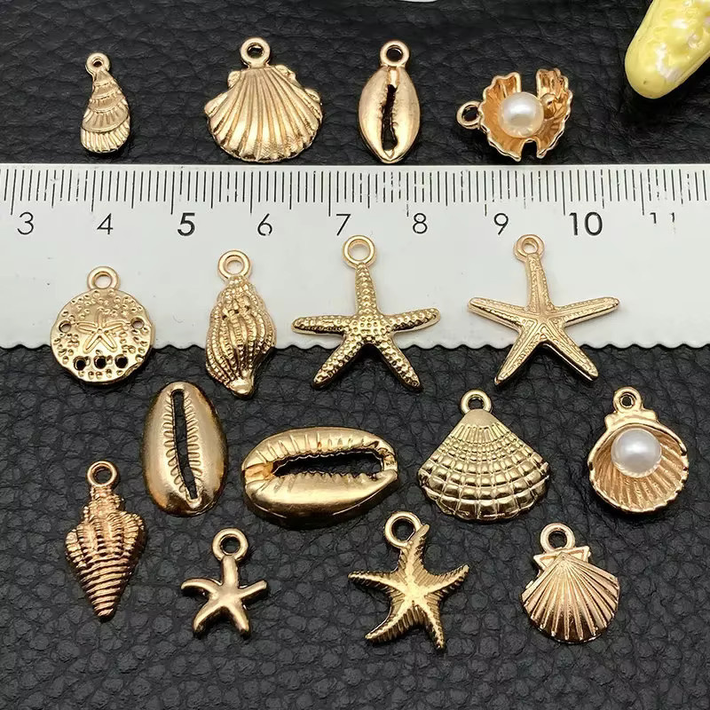 SMI Fine Charms Anhänger, Legierung, Gold, Meerestiere, Unisex - Bild 2
