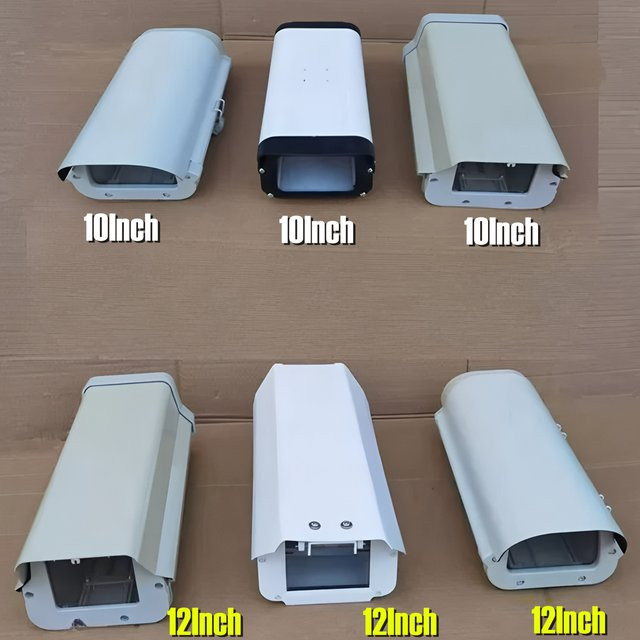 OwlCat Überwachungskamera Gehäuse aus Aluminiumlegierung in Weiß - Bild 1
