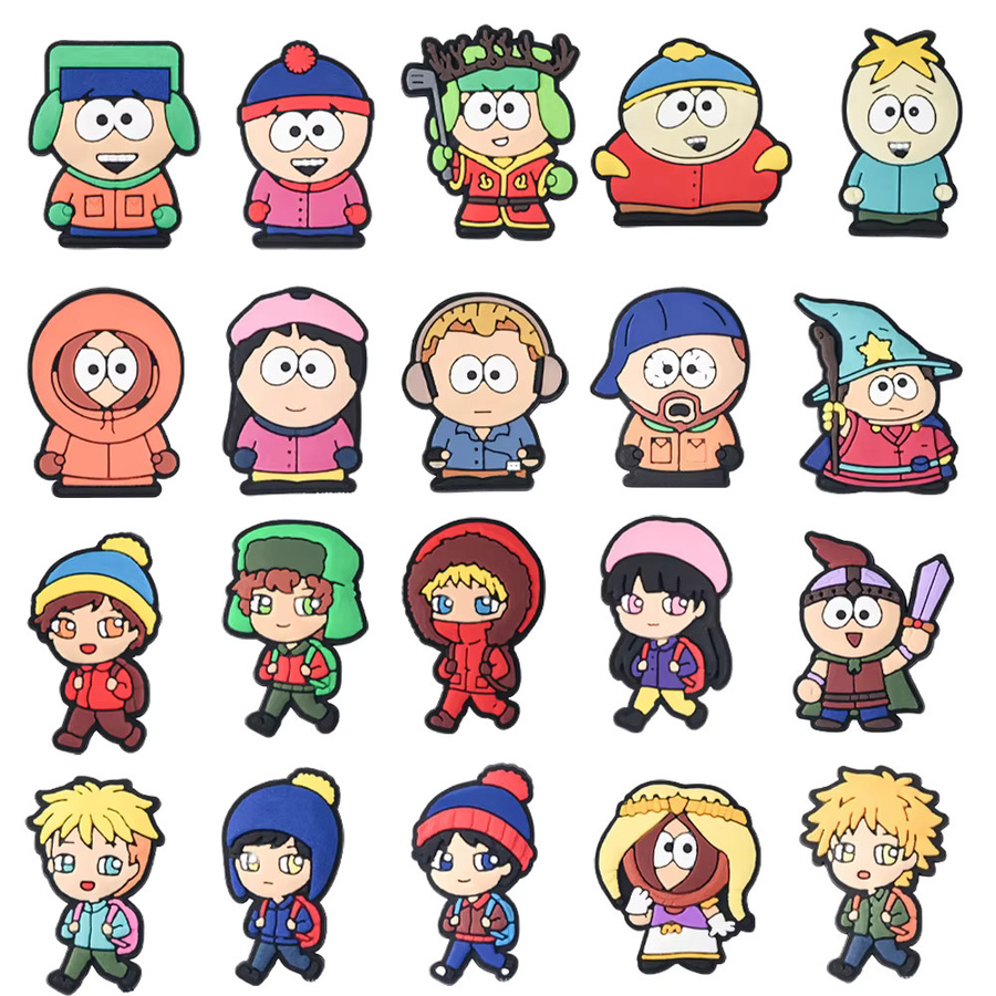 Potdemiel Schuh-Charms, South Park, PVC, 20 Stück - Bild 3