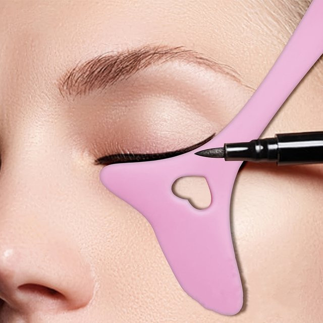 HUAZDS Eyeliner-Schablonen, Pink, Unisex - Bild 1