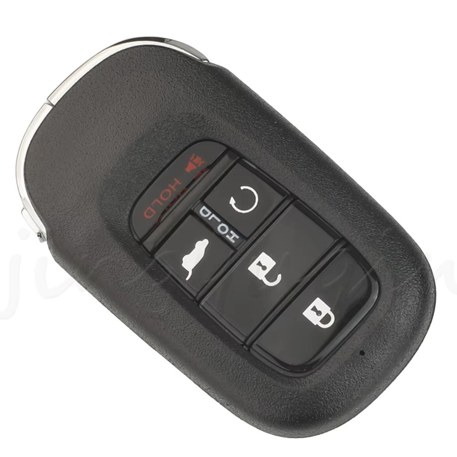 jingyuqin Auto Schlüsselhülle für Honda CR-V Accord HR-V Pilot Civic, Farbe: Schwarz - Bild 3