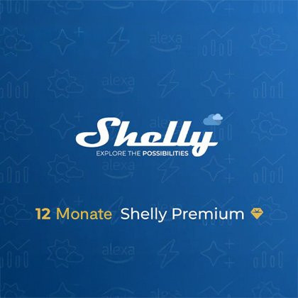 Shelly Premium App Abonnement für 12 Monate in Schwarz - Bild 1