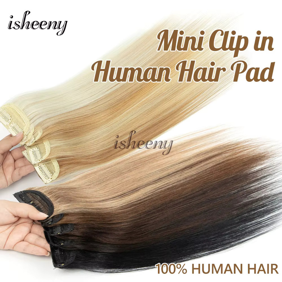 isheeny Clip-in-Extensions aus Echthaar, 5 Stück, Damen, 30,5–45,7 cm - Bild 2