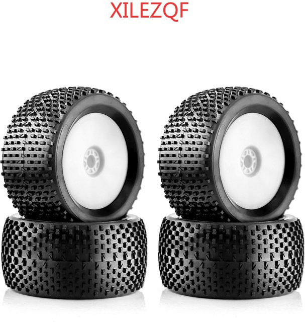 XILEZQF Off-Road-Buggy-Reifen, 140 mm, 17 mm Sechskantnaben, 1:8, Schwarz - Bild 1