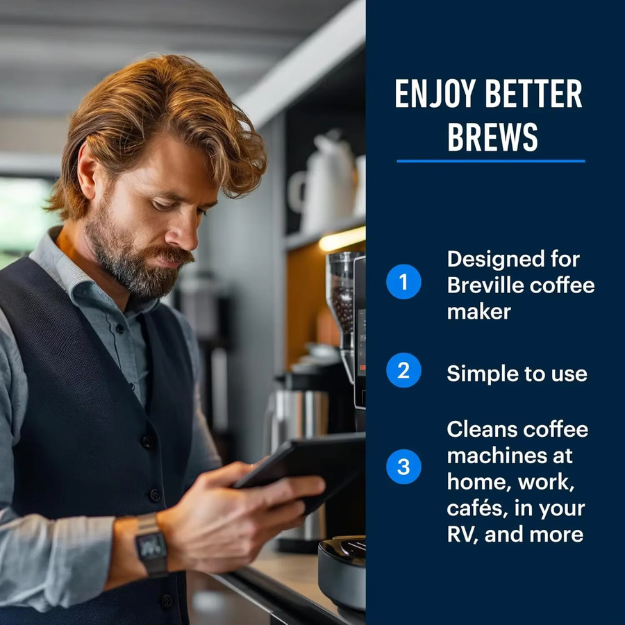 jaysuing Espressomaschinen-Reinigungstabletten weiß, kompatibel mit Breville Barista Express, Pro, Touch, Oracle, BES880 und BES870XL (10 oder 50 Stück) - Bild 3