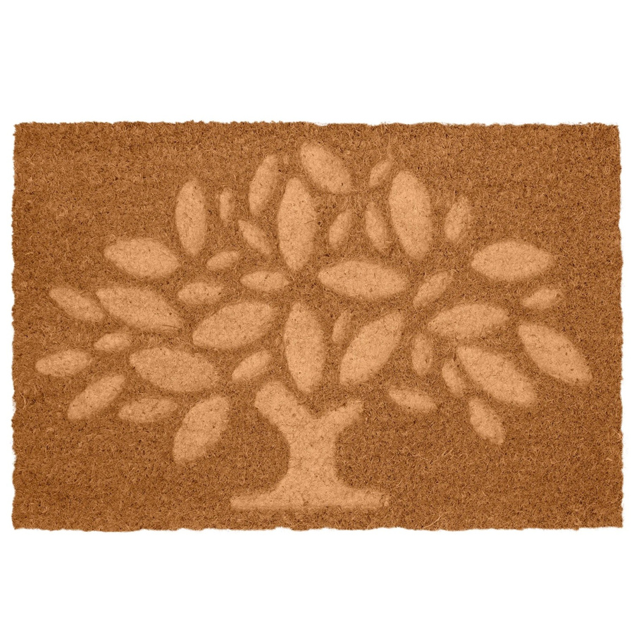 Relaxdays Fußmatte aus Kokosfaser in Natur, wetterfest und rutschfest, Farbe: Beige/Braun, B/T/H: 60 x 40 x 1,5 cm - Bild 2