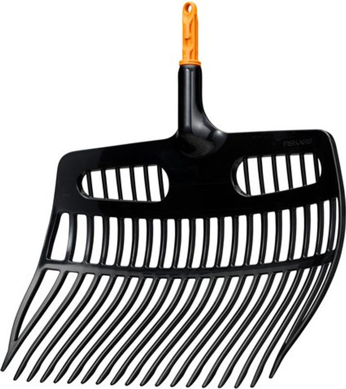 Fiskars QuikFit OneClick Schaufelrechen in Schwarz, B/H/L: 48,2 x 15,4 x 49,5 cm - Bild 2