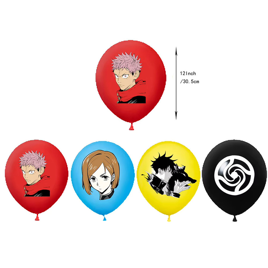 Jujutsu Gojo Satoru Party-Dekorationsset von Beast Kingdom mit Banner, Ballons und Tortendekoration in Mehrfarbig - Bild 3