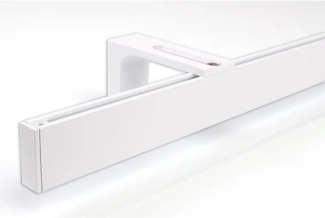 Deco-Raum Gardinenschiene Loft nach Maß, 1-läufig, Weiß, Länge: 410 cm - Bild 1