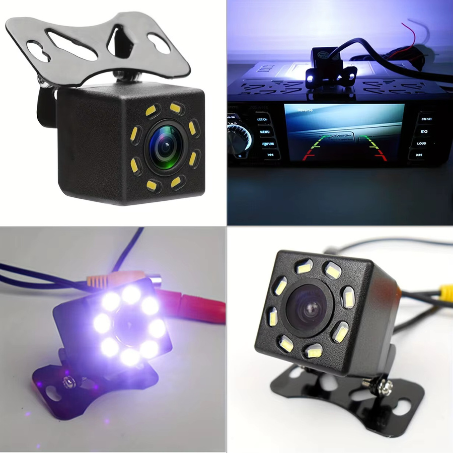 QueenDer Monitor und Weitwinkelkamera-Kit mit 4,3 Zoll in Schwarz für Auto, Pickup, SUV, Wohnmobil, LKW und Transporter - Bild 5