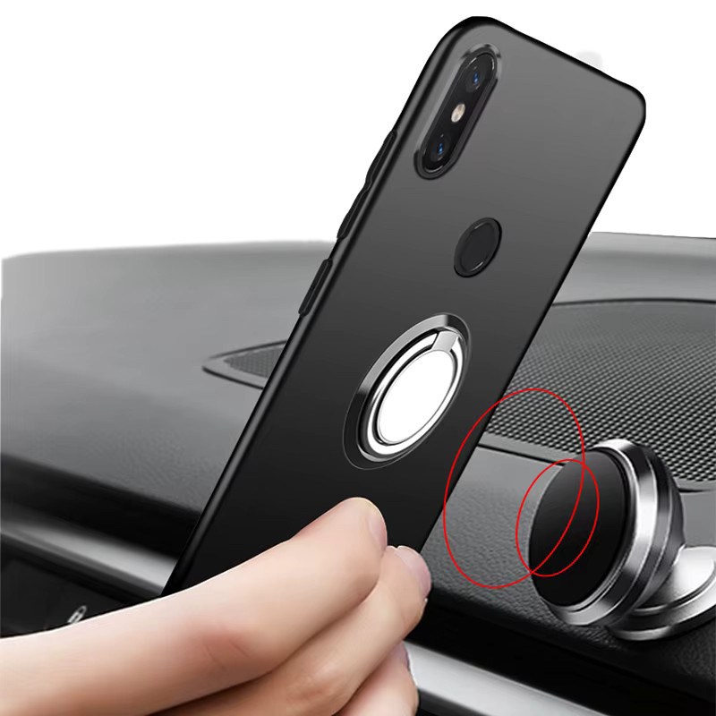 Stoßfeste TPU Schutzhülle mit Ringhalter für Unihertz Jelly Star 3,0 Zoll in Schwarz und Silber - Bild 4