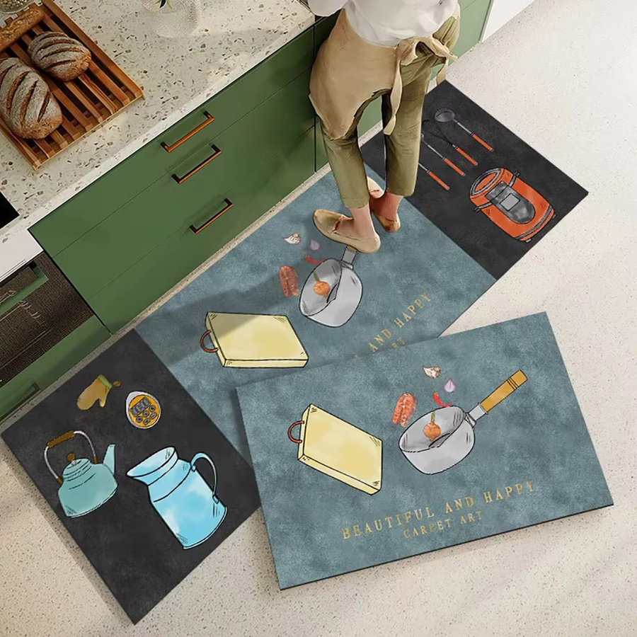 VIKAMA Küchenbodenmatte im modernen Design für Wohnzimmer, Schlafzimmer und Flur - Bild 2