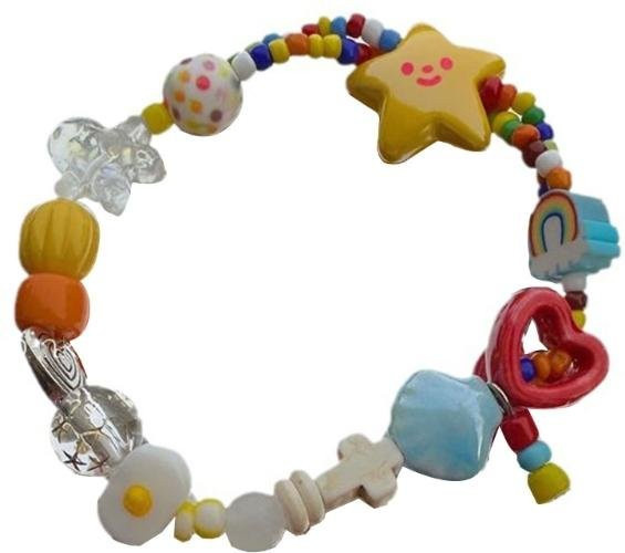 Love Home Garden Perlenarmband, bunt, Damen - Bild 1