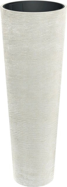 Prosperplast Blumentopf Tubra Schlank Hoch in Sandschwarz, Höhe: 135 cm, Breite: 48 cm - Bild 1