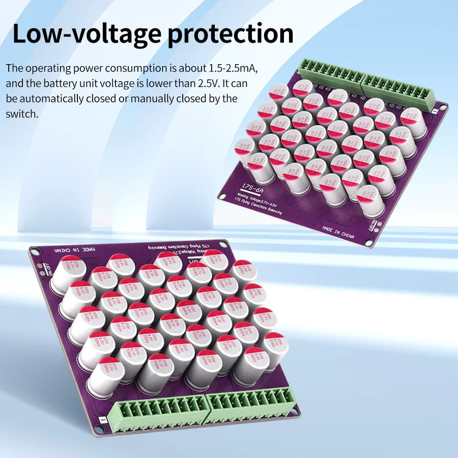 Voktta Active Balancer Kondensator für Lithium LiFePO4 und Lithium Titanat Batterien 3S 4S 6S 8S 17S - Bild 4