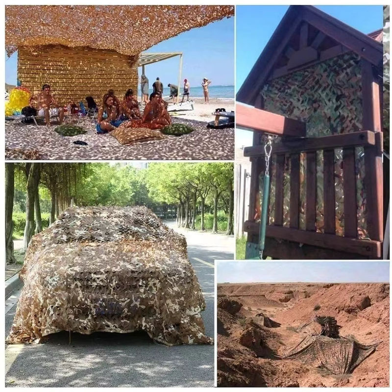 GFDYML Sonnenschutznetz in Desert Camouflage und Multicolour für Garten und Strandpavillon - Bild 4