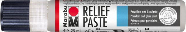 Marabu Reliefpaste Metallic Silber - Bild 1
