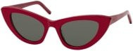 Saint Laurent SL 213 Sonnenbrille Cat Eye, Vollrand, Plastic, Damen, red grey - Bild 1