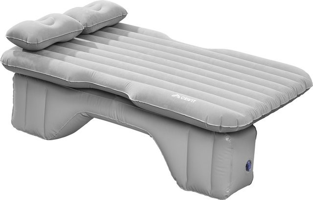 CRIVIT Auto-Luftmatratze in Grau mit Samtoberfläche, B/T: 190 x 80 cm - Bild 1