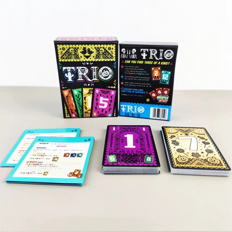 Trio, Kartenspiel, Strategiespiel, Familienspiel, Partyspiel, 3-6 Spieler, ab 8 Jahren - Bild 3