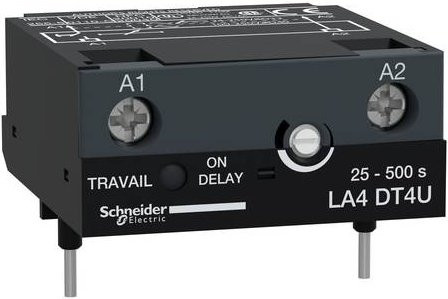 Schneider Electric LA4DT4U Zeitrelais in Schwarz - Bild 1