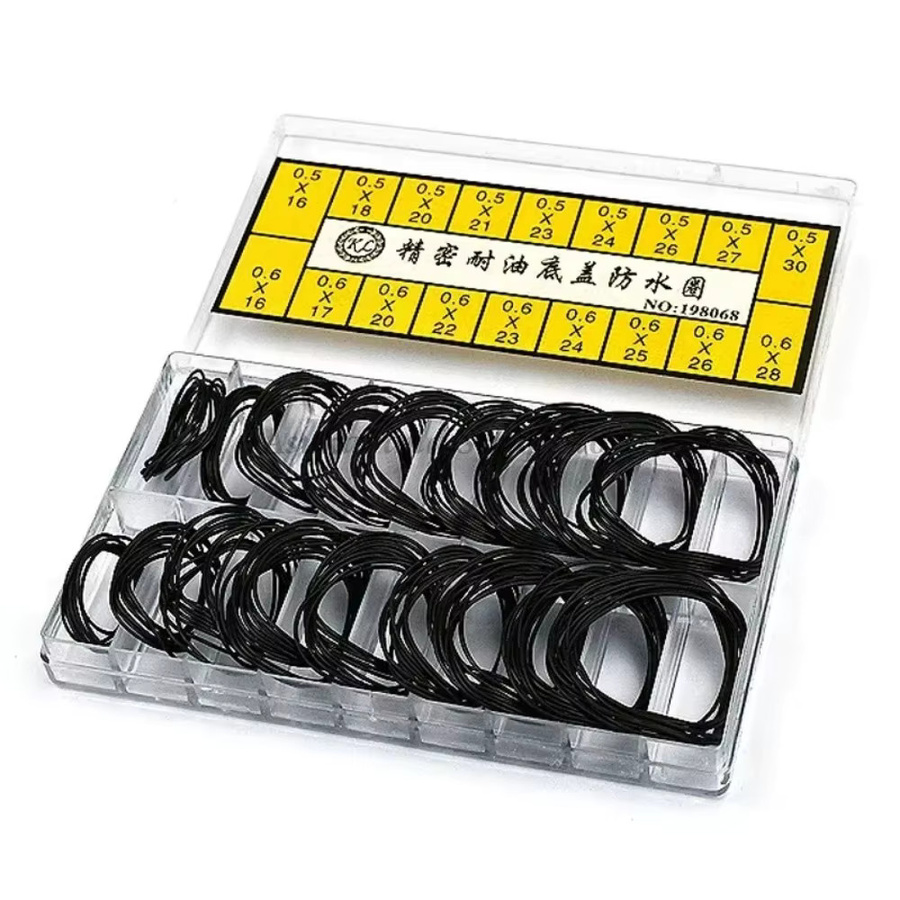 Uhrendichtung O-Ring-Dichtung, Schwarz, Unisex - Bild 5
