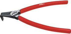 Wiha Sicherungsringzange Classic mit MagicTips für Außenringe Wellen abgewinkelt Form A 01, rot, Länge: 140 mm - Bild 1