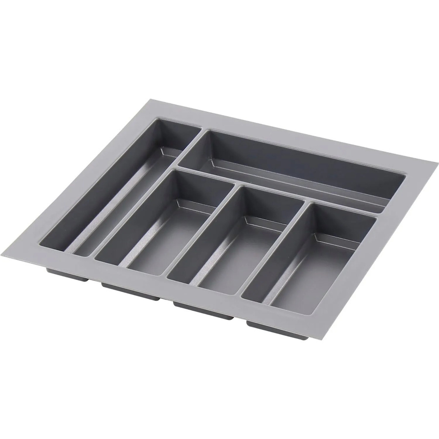 Agoform Besteckeinsatz Classico aus Kunststoff in Schiefergrau, B/T/H: 44,0 x 44,0 x 5,05 cm - Bild 2