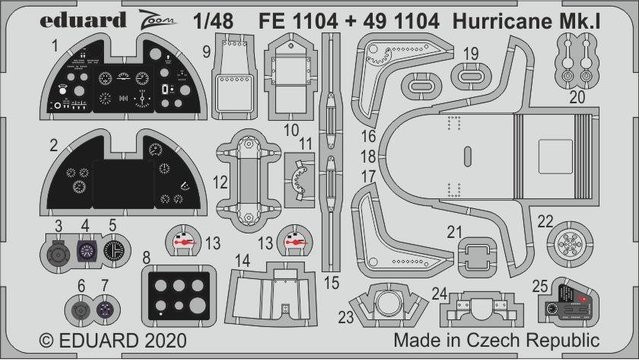 Eduard Hurricane Mk.I, Modellfahrzeug, 1:48 - Bild 1