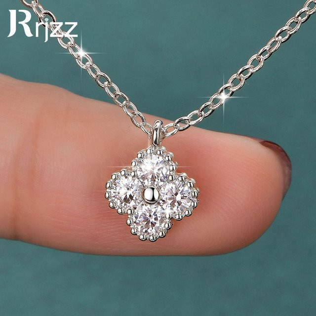 Rrjzz Halskette, Moissanit, Silber, Damen - Bild 1