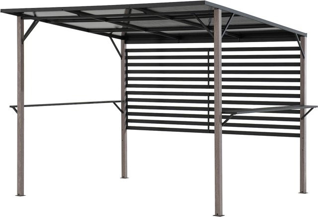 Sunjoy Stahl Whirlpool Pergola DENALI in Grau - Bild 1